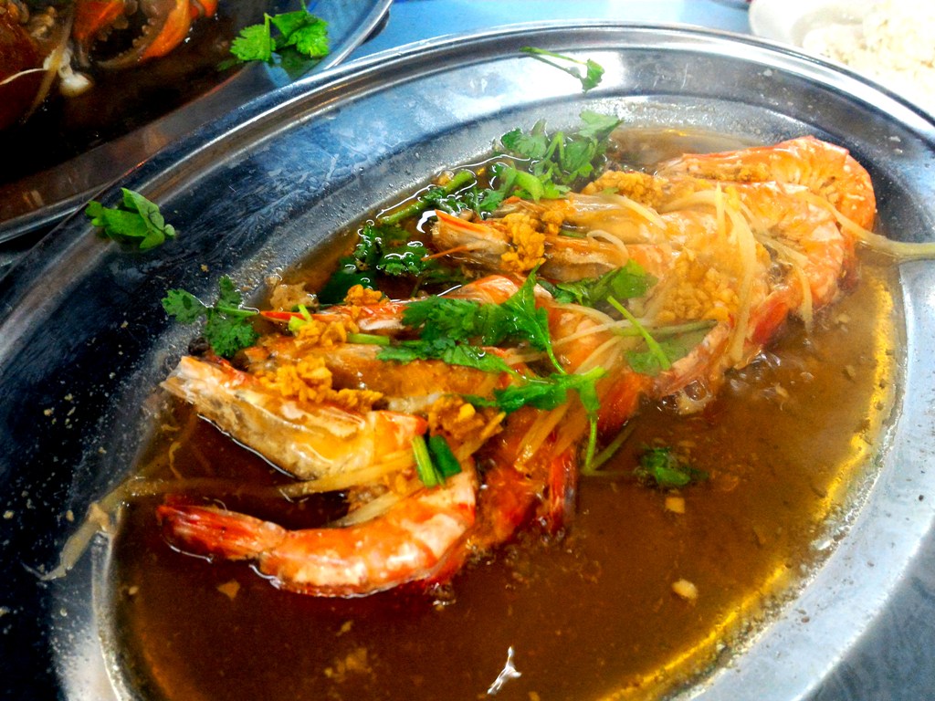 Steamed Shrimp